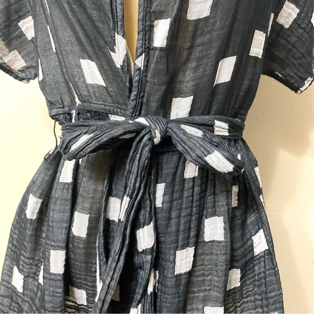 Ace & Jig Reversible Duo Cardi in Black Hopscotch - Picture 7 of 9